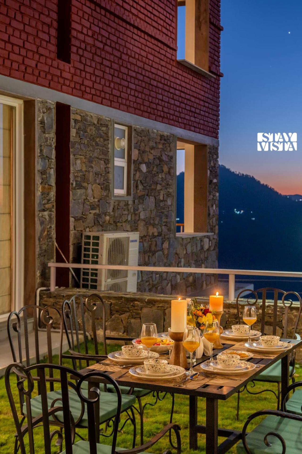 Stayvista At Nook - Elysium Estate 2 Bedroom Cottage With Hill View, Lawn シムラー エクステリア 写真