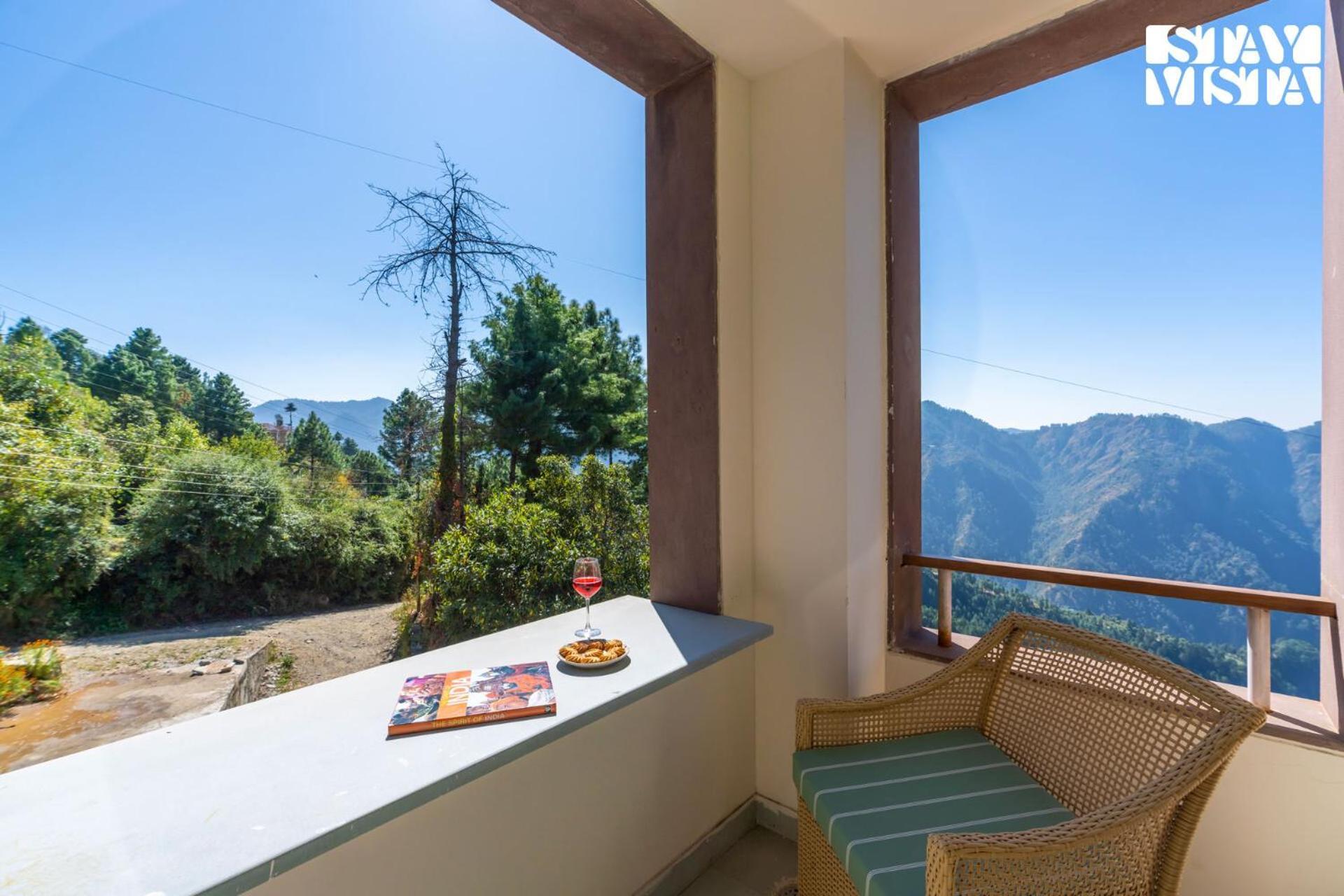 Stayvista At Nook - Elysium Estate 2 Bedroom Cottage With Hill View, Lawn シムラー エクステリア 写真